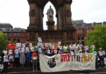 Backwards Walk Against Climate Change Manchester